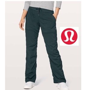 Lululemon Dance Studio Lined Pant - Dark Teal Size 6
